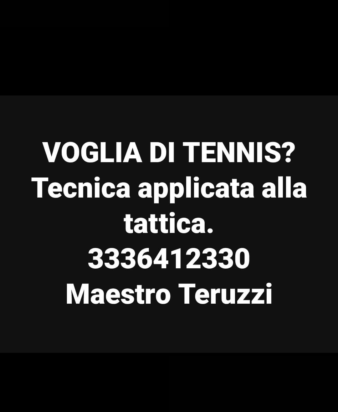 Lezione di tennis web cam