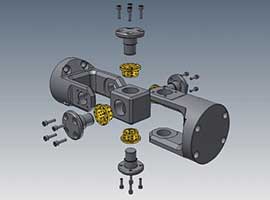 MODELLAZIONE ESPLOSI 3D AUTODESK INVENTOR (.ipn)